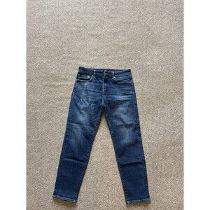 American Eagle Outfitters 30x30 Airflex Temp Tech Blue Denim Jeans, Button Zip